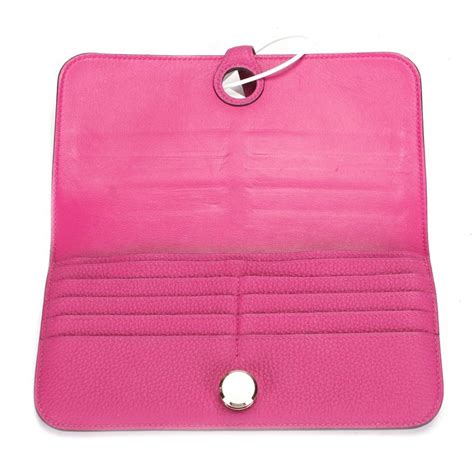 hermes dogon wallet pink